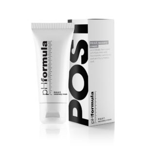 pHformula P.O.S.T. Recovery Cream on igapäevane öö- ja päevakreem, mis niisutab sügavuti, rahustab nahka ja vähendab ärritust. Rikkalike toimeainetega kreem tugevdab naha barjääri, ühtlustab jumet ja sobib kõikidele nahatüüpidele aastaringseks kasutamiseks.sügisene nahahooldus