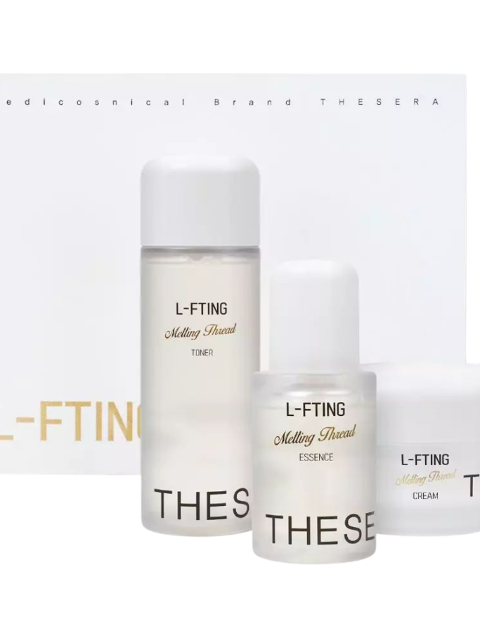 THESERA L-FTING KOMPLEKT – nähtavalt pinguldavam ja noorem nahk Koge kodustes tingimustes luksuslikku “lifting”-efekti! THESERA L-FTING komplekt on loodud neile, kes soovivad taastada naha elastsuse, sära ja noorusliku jume – ilma invasiivsete protseduurideta.