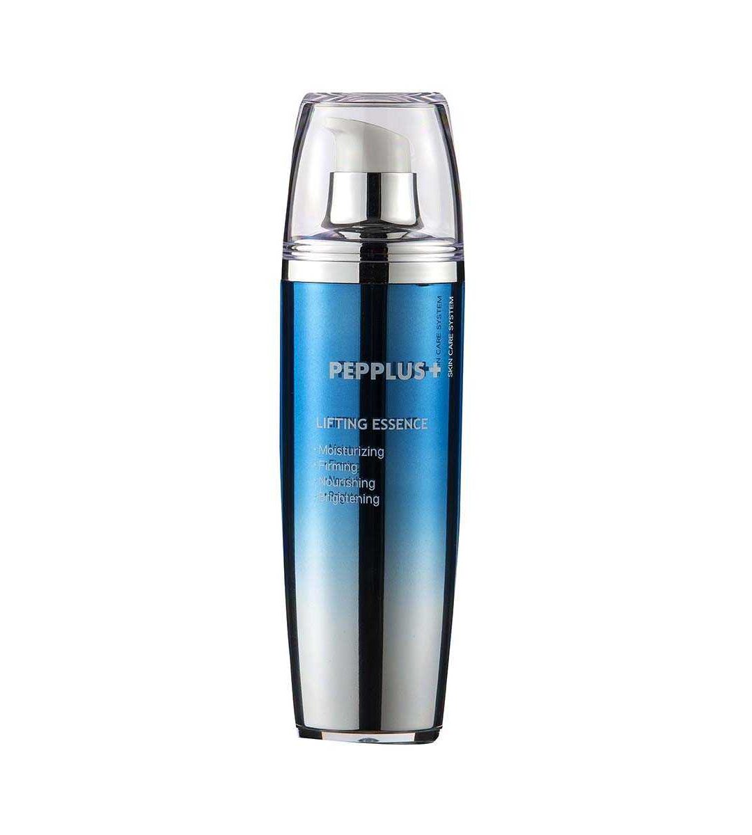 PEPPLUS+ Lifting Essence Nanotehnoloogilisi toimeaineid sisaldav seerum pinguldab tõhusalt, tugevdab kudesid ja uuendab nahka. Seerum ühtlustab naha tooni ja muudab naha pinna siidiselt siledaks. Mitmekülgne peptiide sisaldav koostis tagab nahka noorendava ja vananemisprotsesse aeglustava toime.