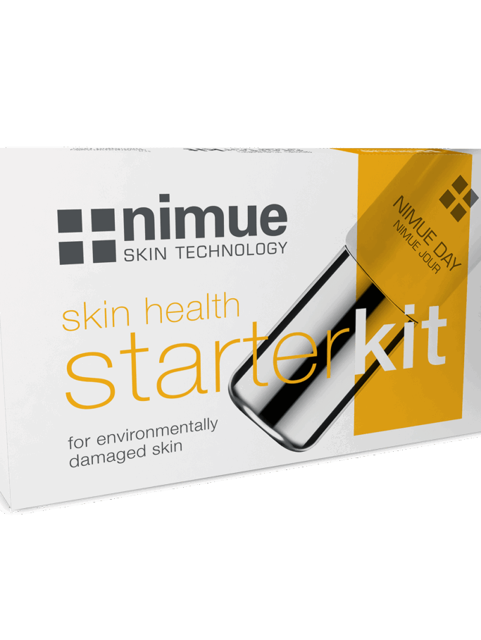 Nimue Starter Kit keskkonna poolt kahjustatud nahale
