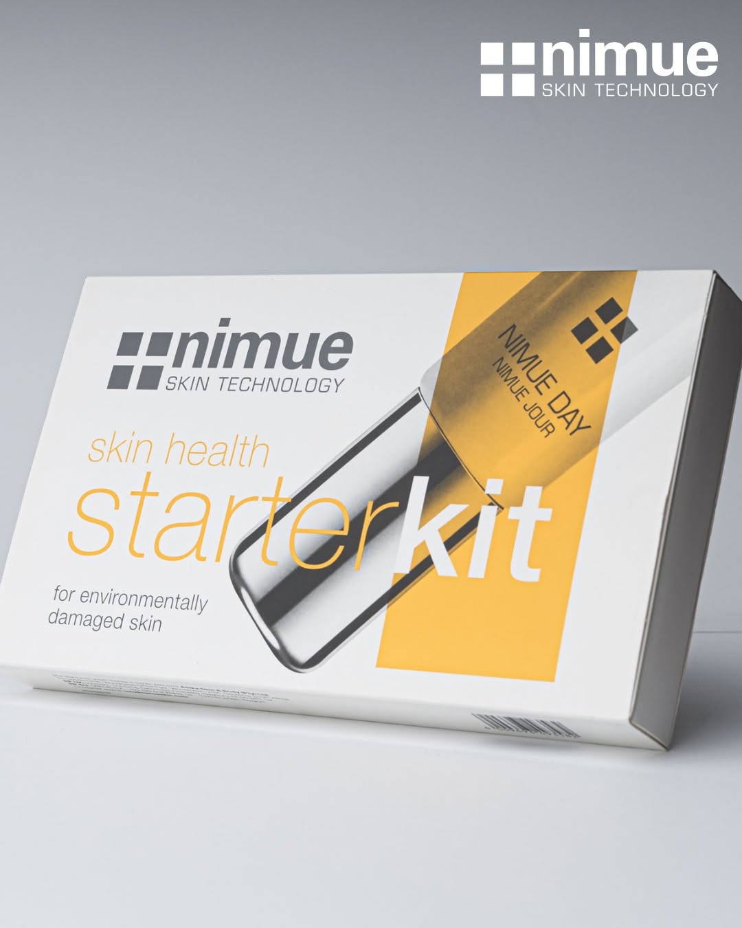 Nimue Starter Kit keskkonna poolt kahjustatud nahale