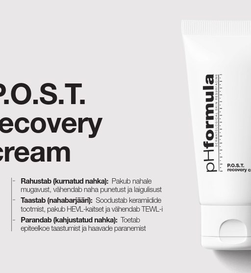 Kaitstud: Uue koostisega pHformula P.O.S.T. recovery cream