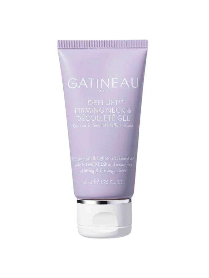 Pinguldav geel kaelale ja dekolteele, mille tulemuseks on niisutatud, heas toonuses ja elastsem nahk. Geel imendub koheselt, ega jäta nahka kleepuvaks. E- ja F-vitamiinid, päevalilleõli ja sorgo taime ekstrakid stimuleerivad ja uuendavad rakke.