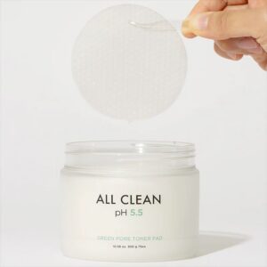 Heimish All Clean Green Pore Toner Pad on täiuslik lahendus pooride sügavpuhastuseks, niisutuseks ja naha tasakaalustamiseks. Need uued XL-suuruses niisutavad toonikupadjad pakuvad erakordset nahahoolduskogemust. Valmistatud puhtast, vegan-sertifitseeritud puuvillast, on need padjakesed mitte ainult suuremad, vaid ka tõhusamad. Need eemaldavad õrnalt meigijäägid ja mustuse, taastades samal ajal naha loomuliku niiskuse ja rasu tasakaalu.