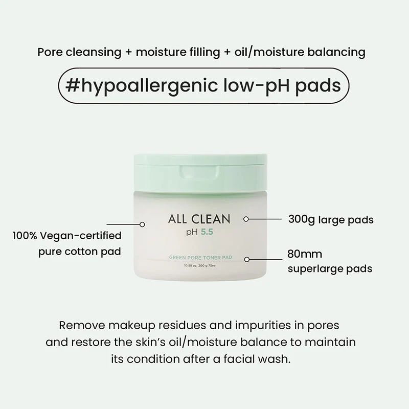 Heimish All Clean Green Pore Toner Pad