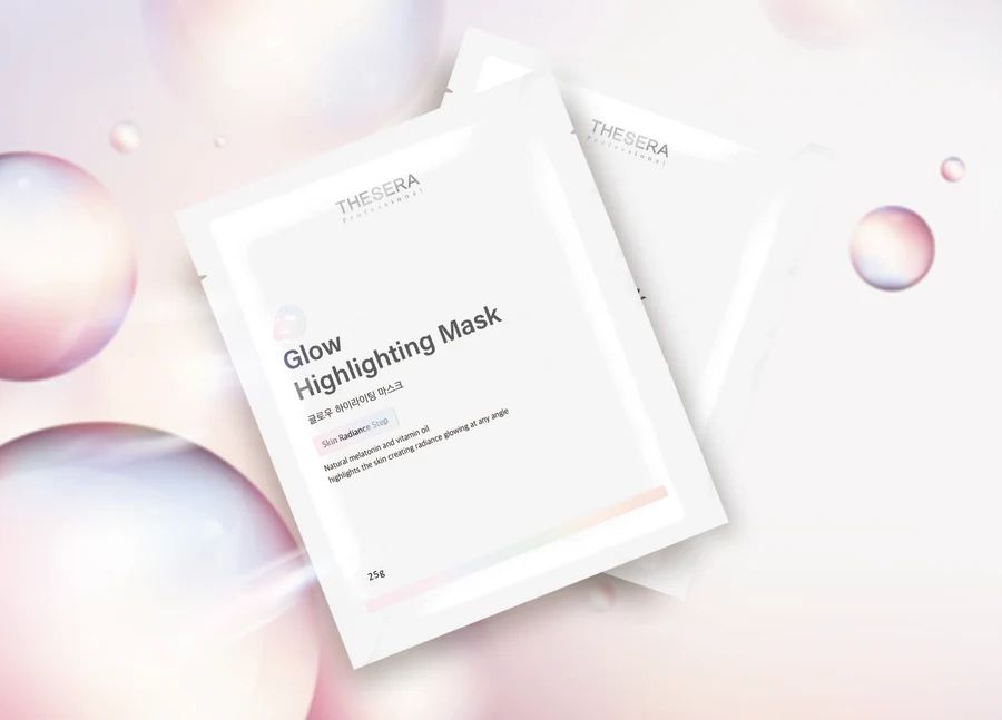 THESERA Glow Highlighting Mask – sära andev kangasmask