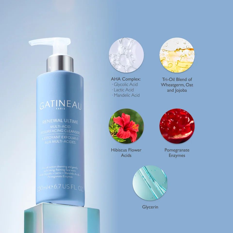 Gatineau Renewal Ultime™ Multi-Acid Resurfacing Cleanser – AHA-hapetega näopuhastusvahend