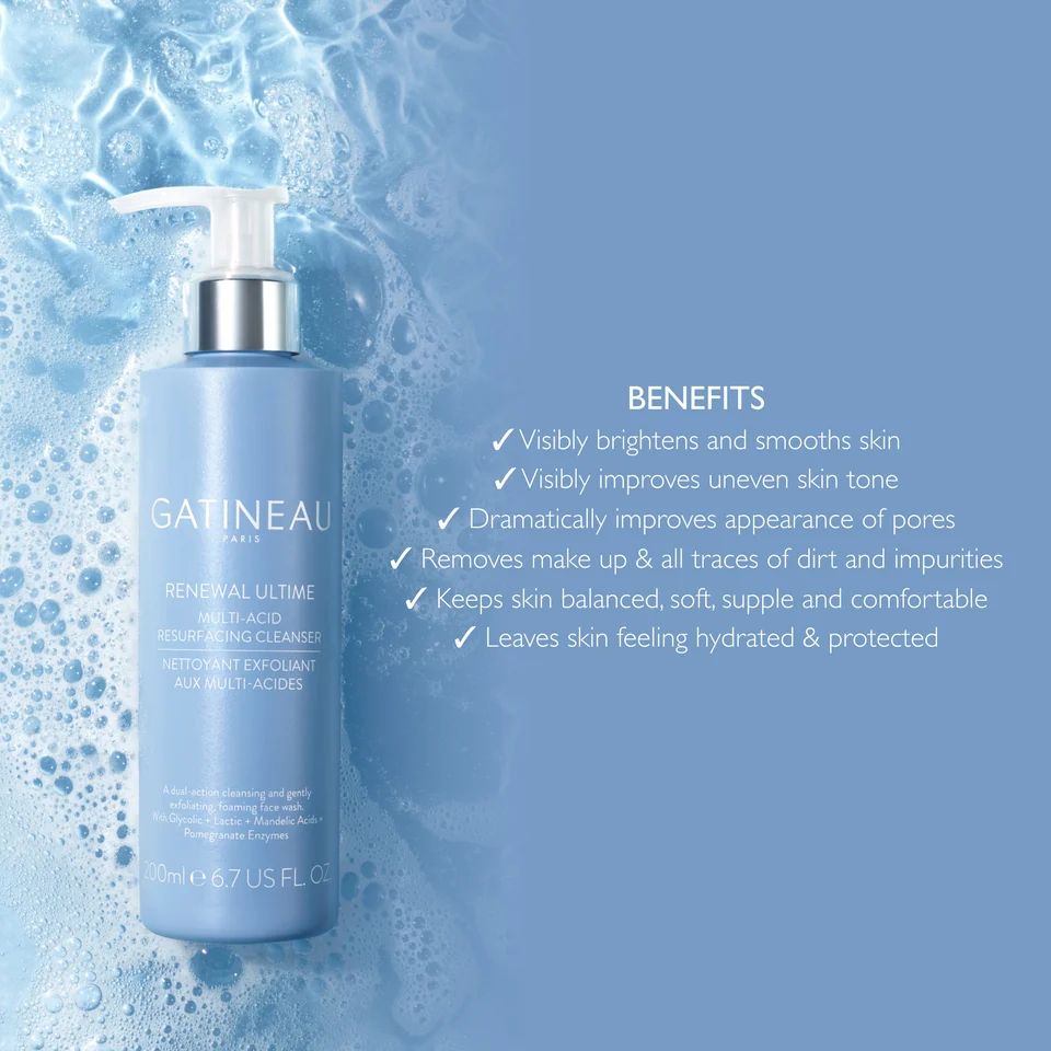 Gatineau Renewal Ultime™ Multi-Acid Resurfacing Cleanser – AHA-hapetega näopuhastusvahend