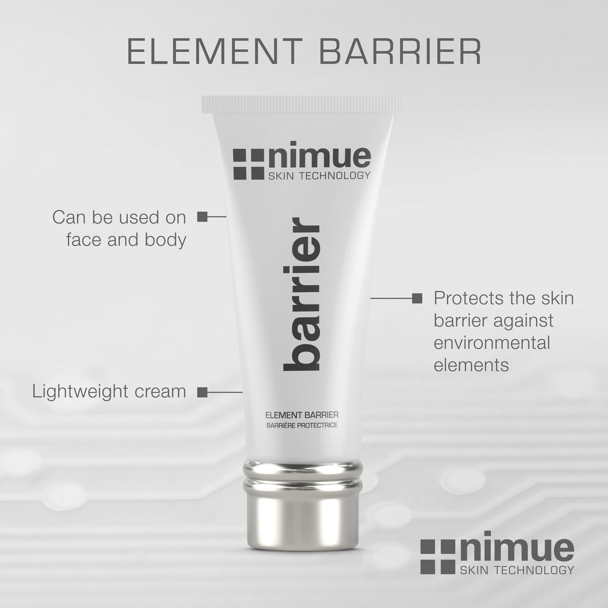 Nimue Element Barrier – naha kaitsebarjääri toetav kaitsekreem