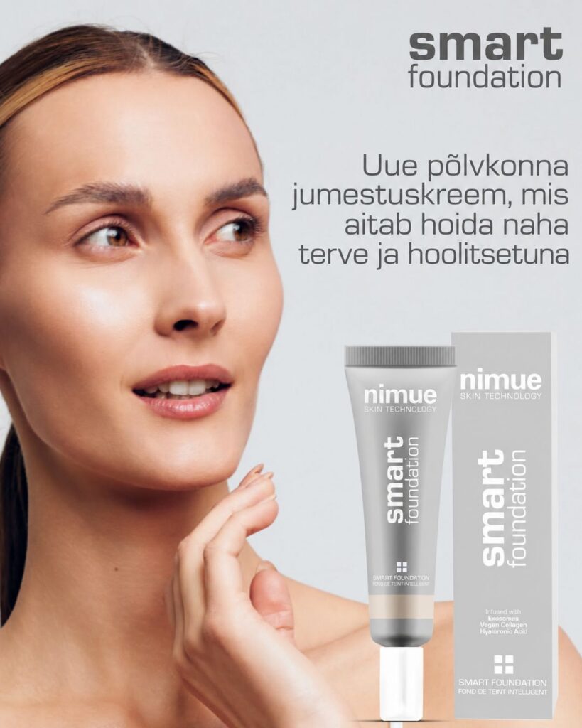 UUS! Nimue Smart Foundation – nahka hooldav jumestuskreem eksosoomidega